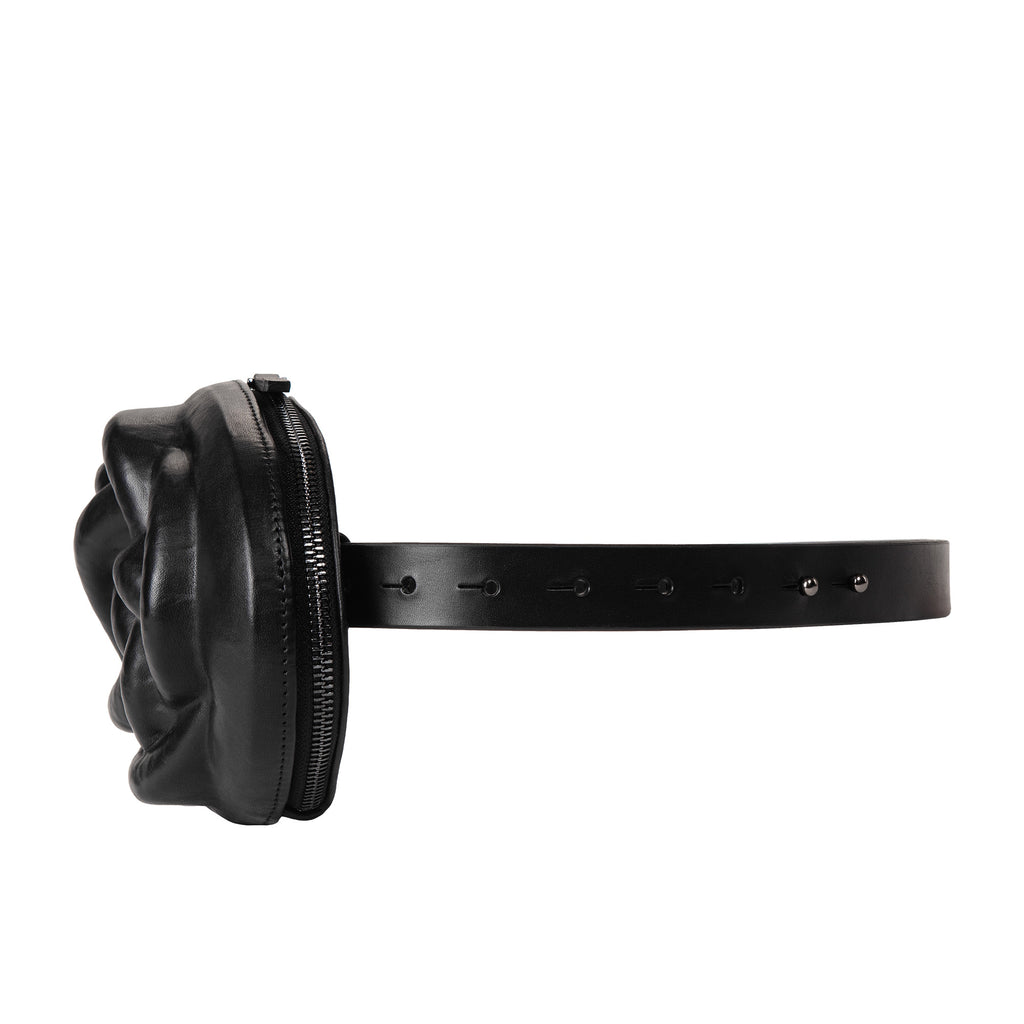 Black Knotted Snake Bag