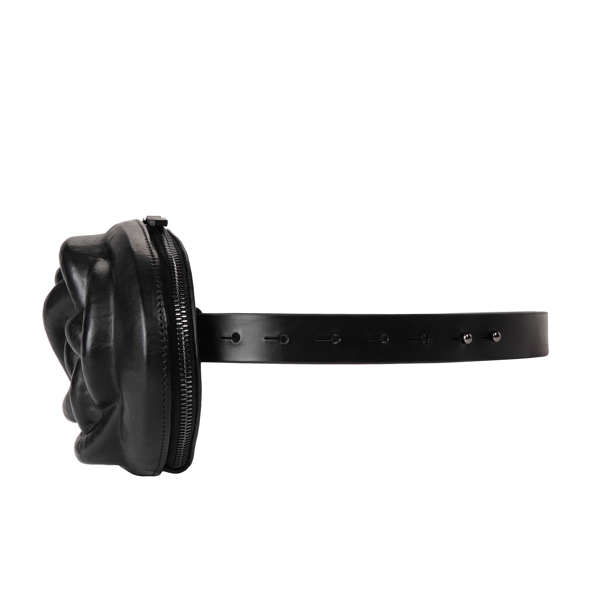 Black Knotted Snake Bag