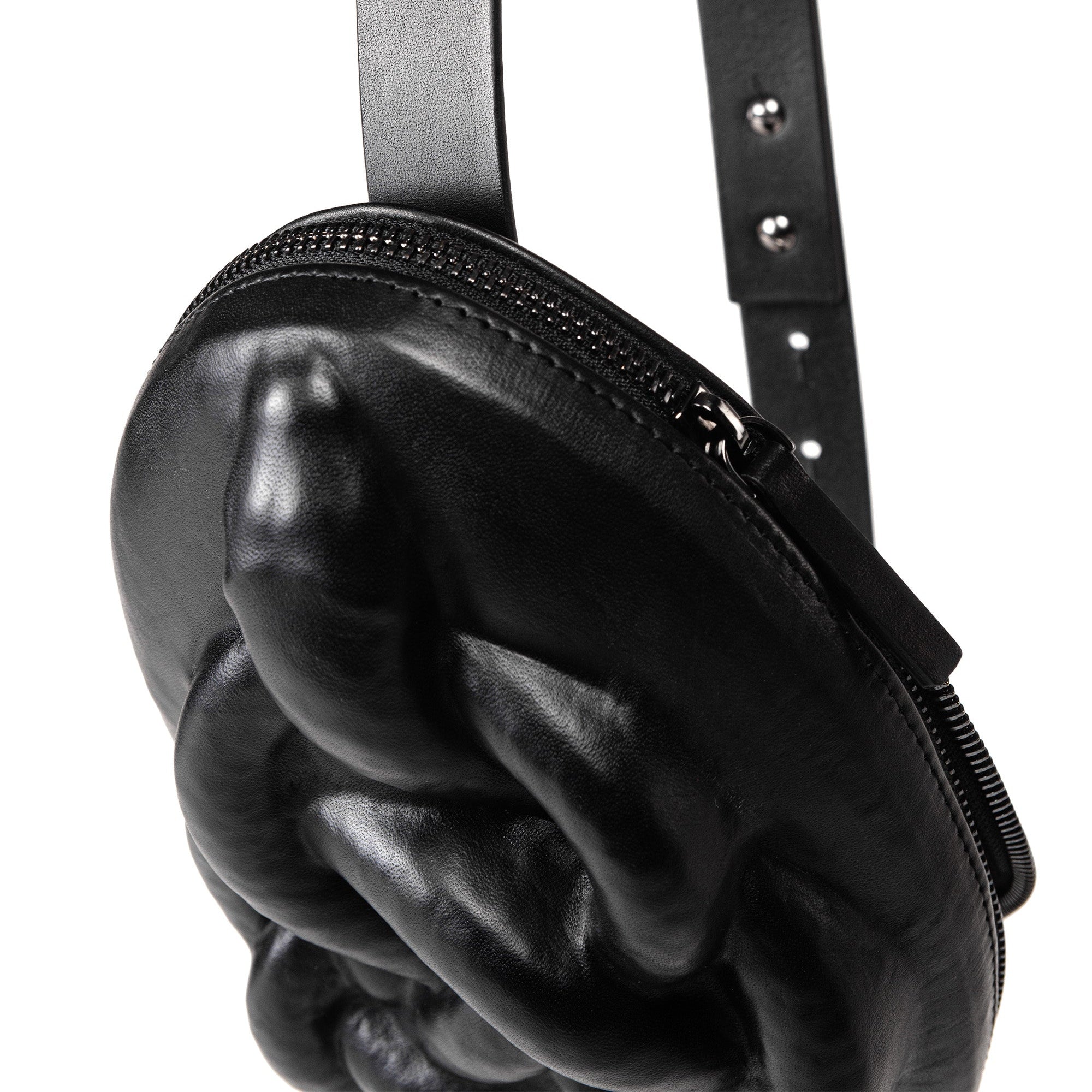 Black Knotted Snake Bag