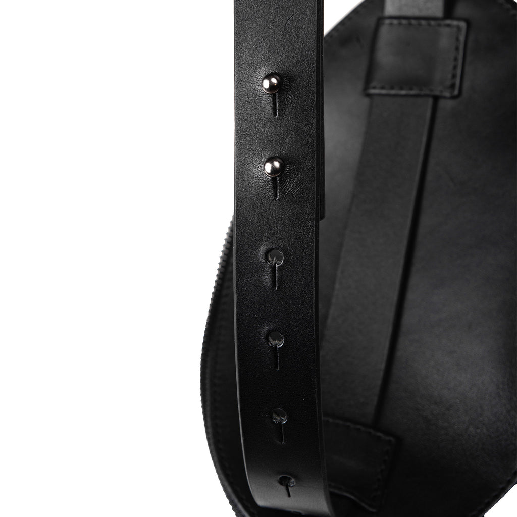 Black Knotted Snake Bag