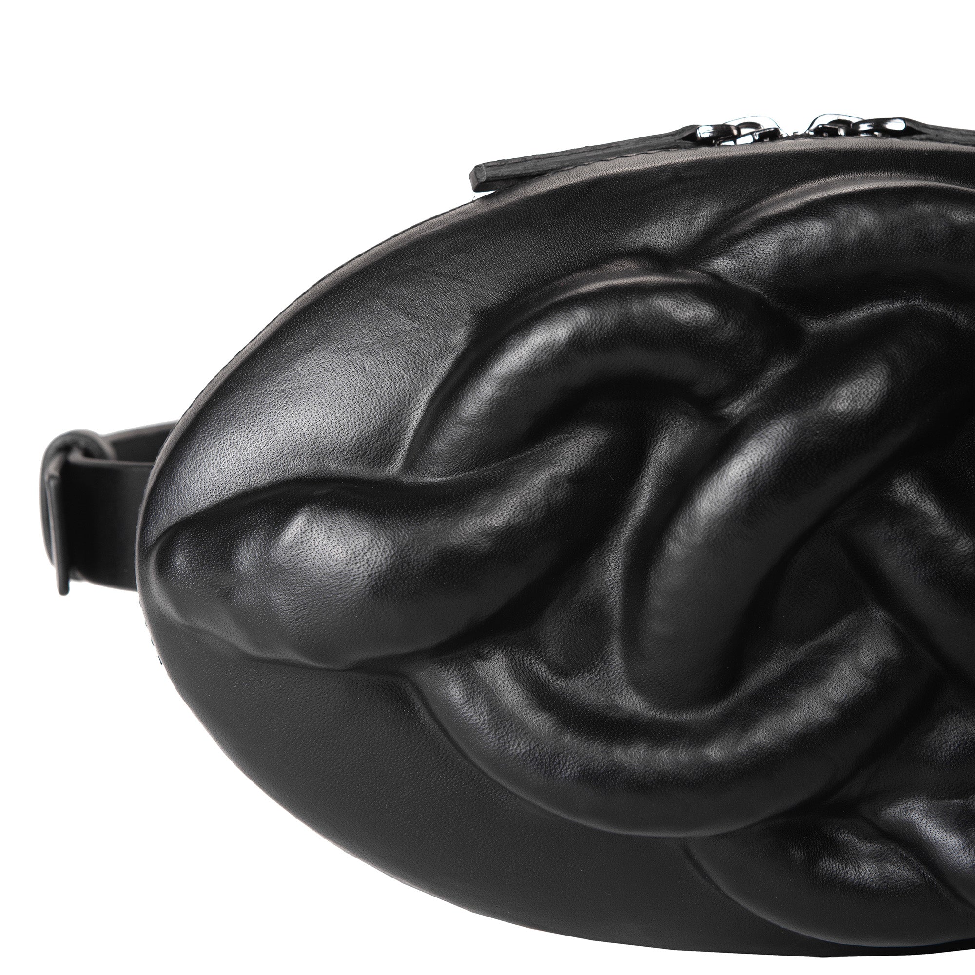Black Knotted Snake Bag