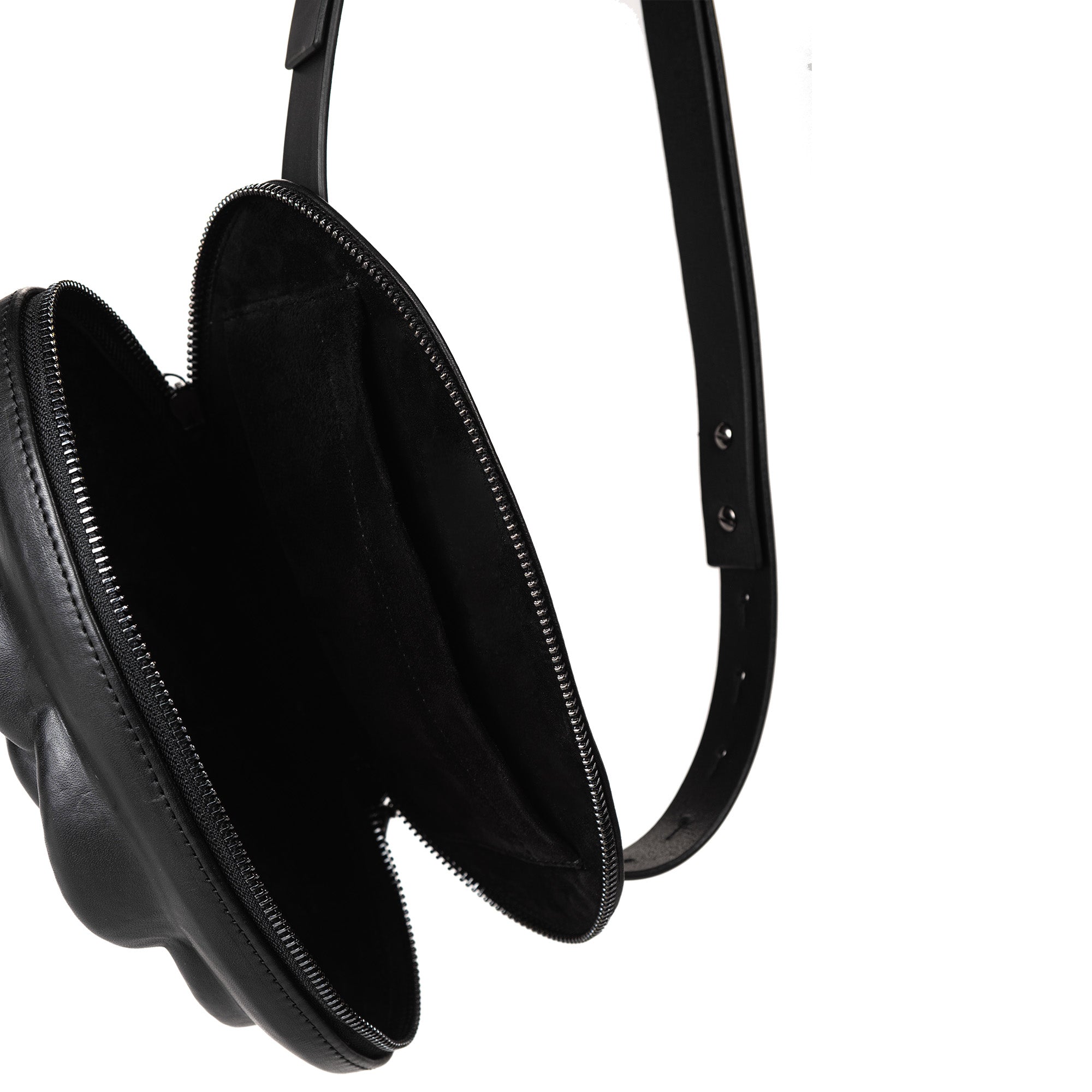 Black Knotted Snake Bag