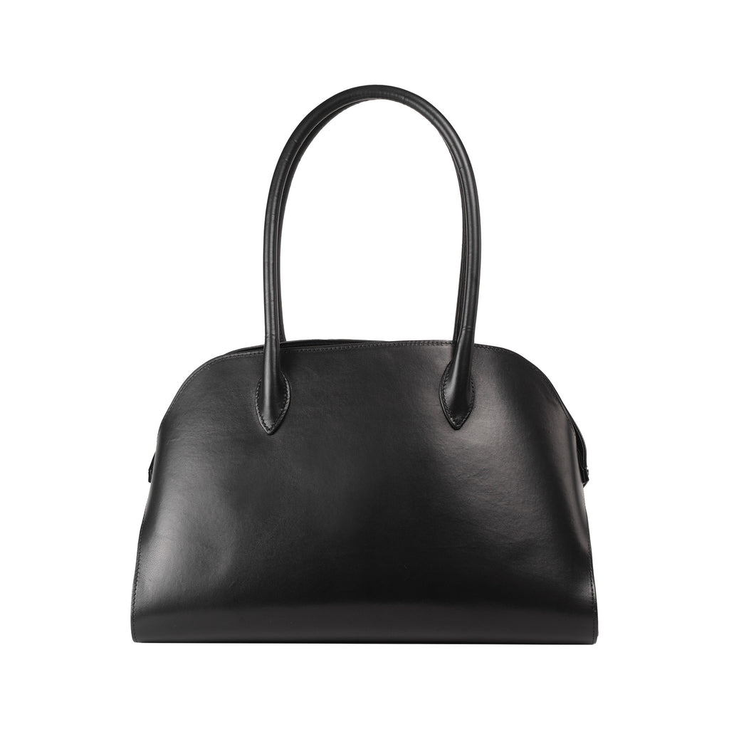 Luxury Italian Leather Ishtar Black Handbag