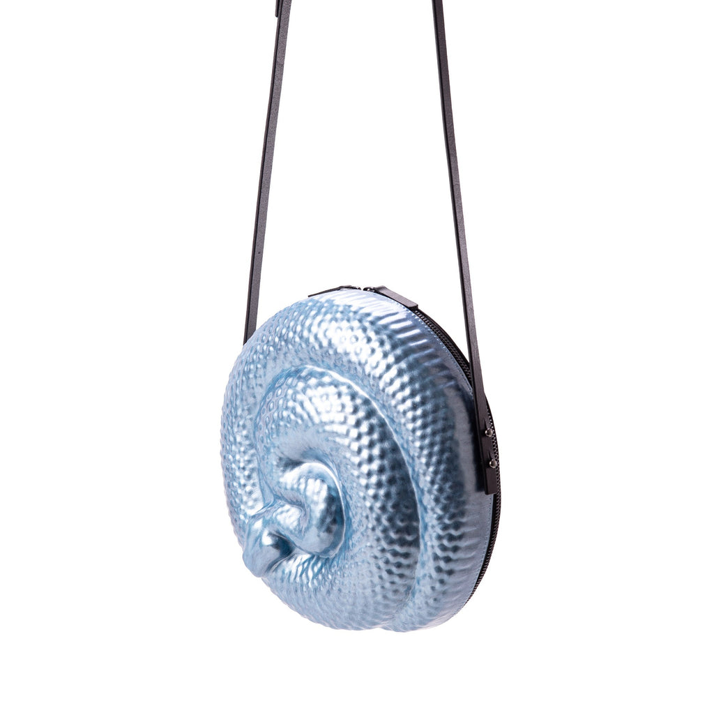 Baby Blue Pearl Snake Bag