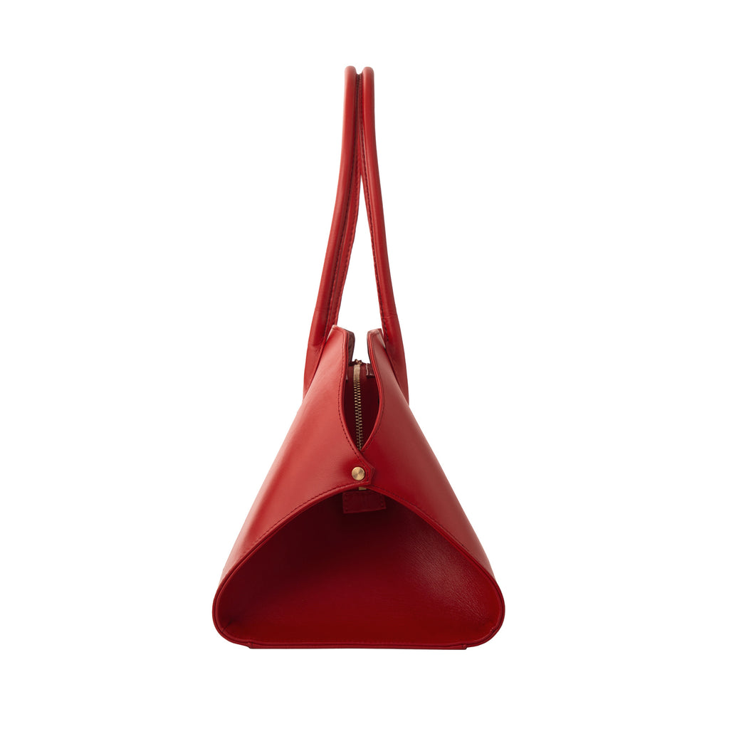Luxury Italian Leather Ishtar Red handbag
